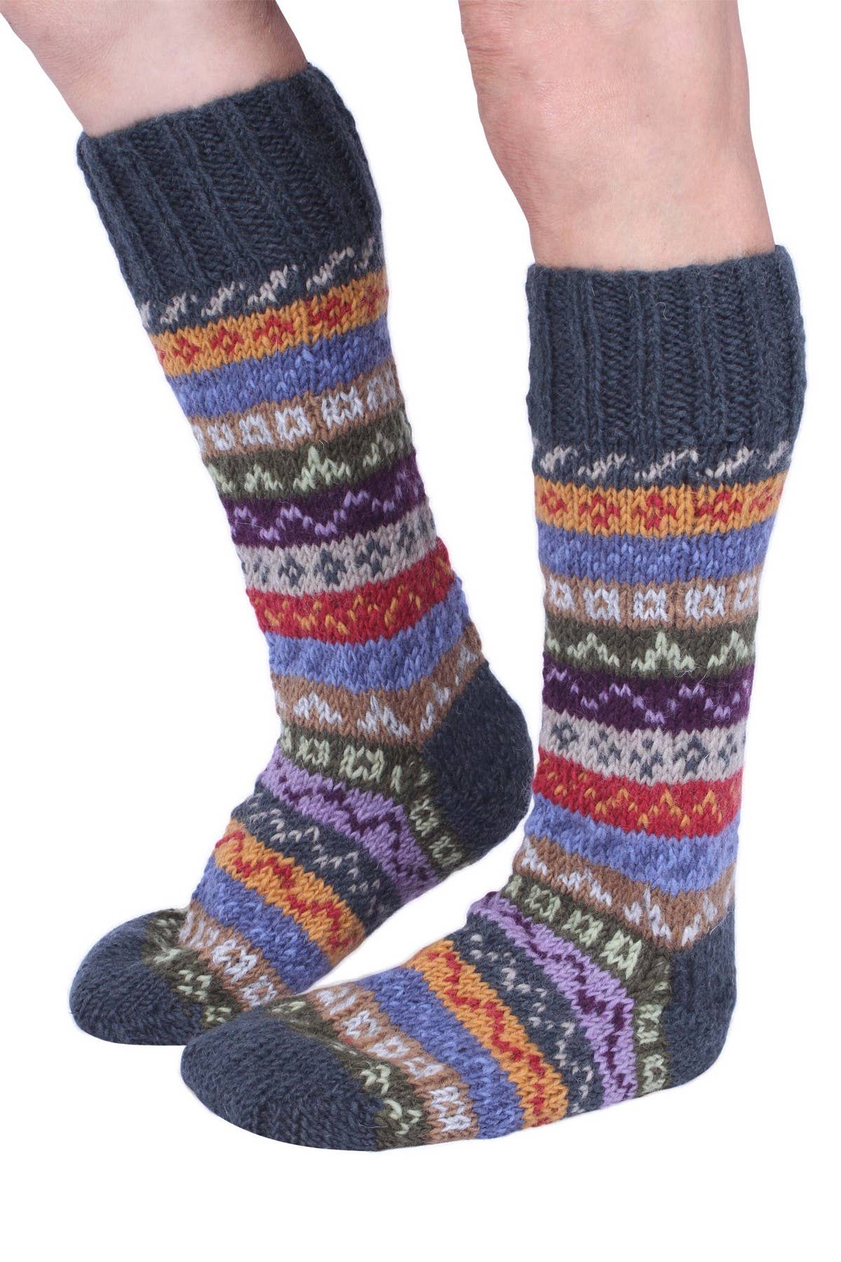 Elveden Long Socks: One Colour